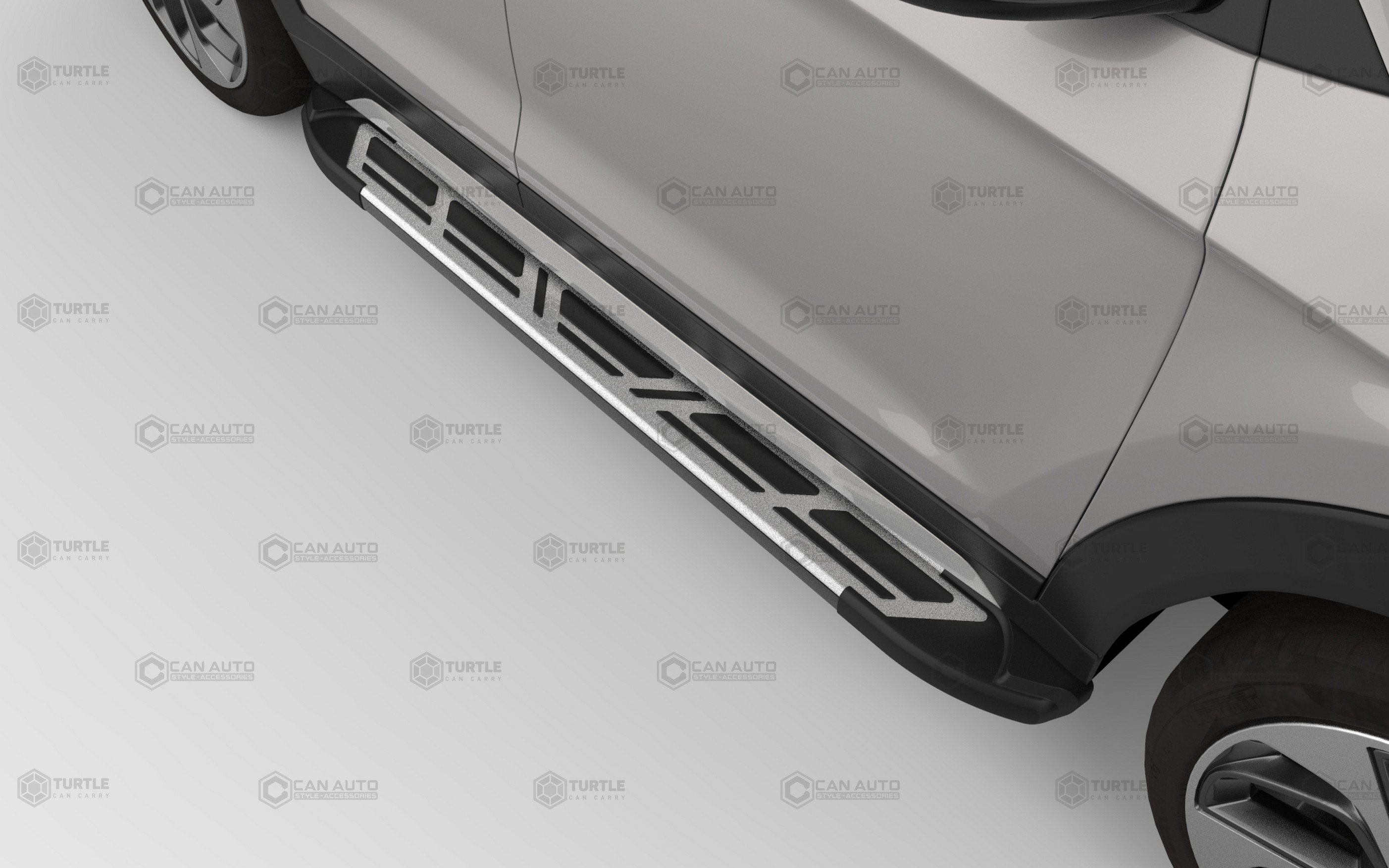 Боковые подножки Ford Explorer c 2021 Corund Silver