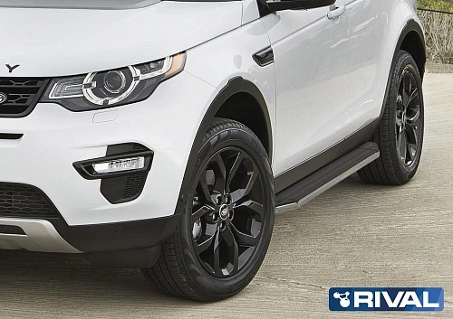 Боковые подножки Land Rover Discovery Sport с 2014 площадка Premium