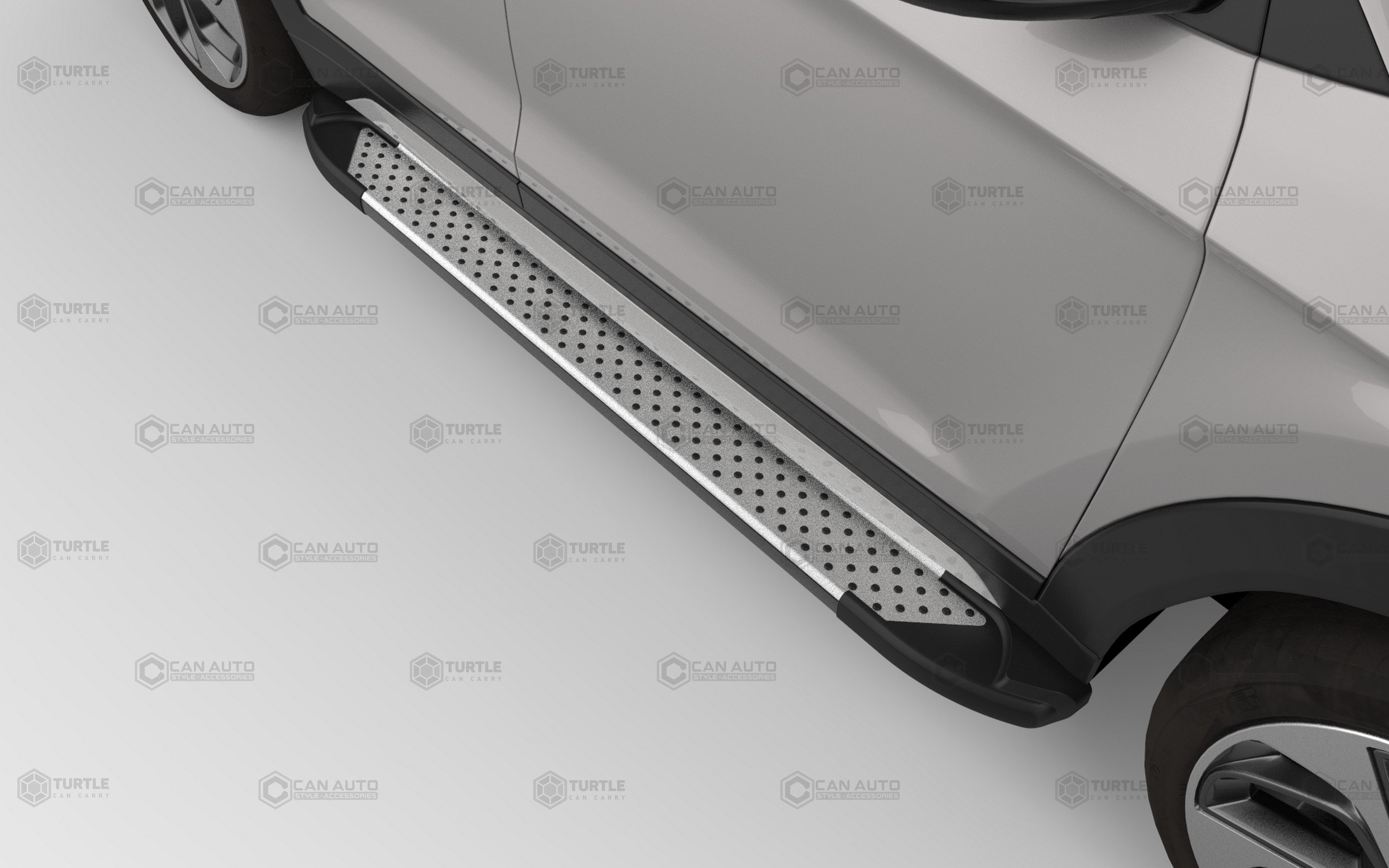 Боковые подножки Nissan Pathfinder c 2014 Sapphire Silver