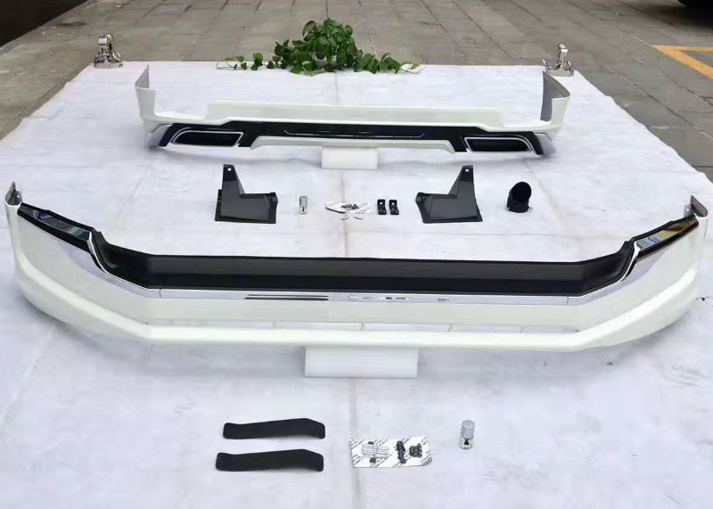 Комплект накладок переднего и заднего бамперов V1 TOYOTA Land Cruiser Prado J150 с 2018
