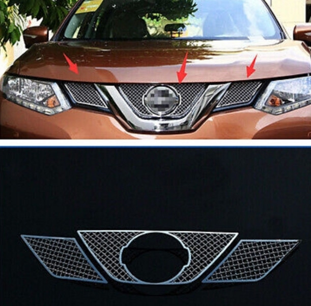 'Декоративная накладка на решетку радиатора, хром Nissan X-Trail с 2014'