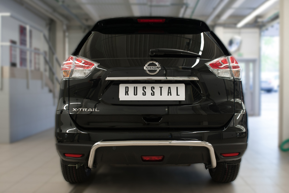 'Nissan X-Trail 2015-2018 Защита заднего бампера d42 (волна) NXZ-002094'