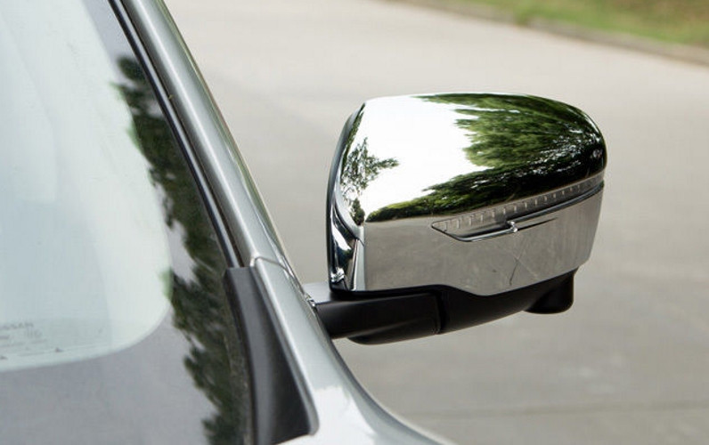 'Накладки на зеркала, хром Nissan X-Trail с 2014'