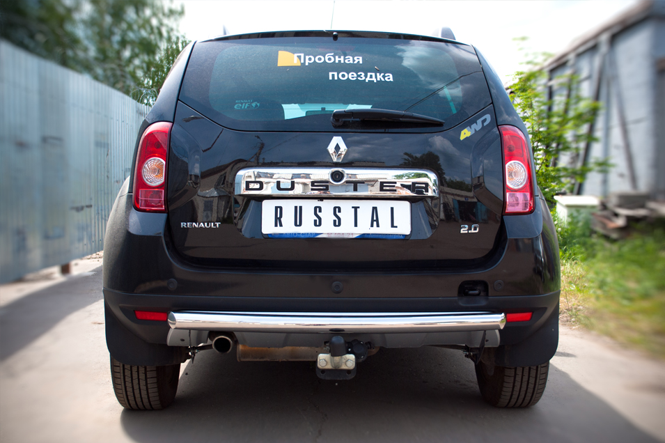 Renault Duster 4x4 2011-2014 защита заднего бампера d63 (дуга) RD4Z-000443