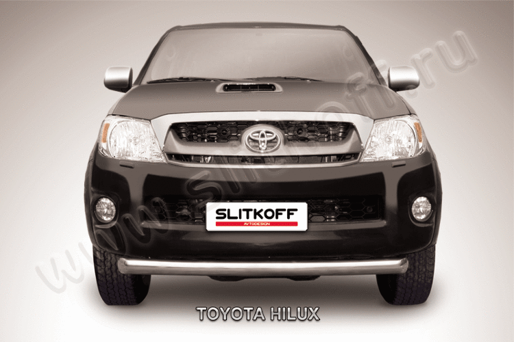 'Защита переднего бампера d76 радиусная Toyota HILUX (2011) рестайлинг'