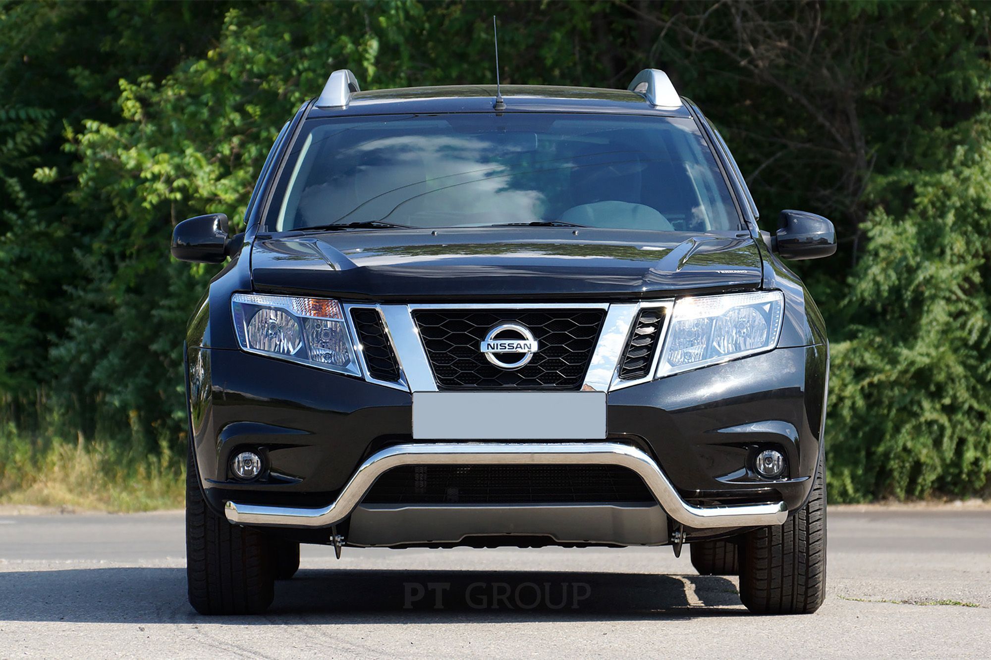 Защита переднего бампера Nissan Terrano с 2014 "Волна"