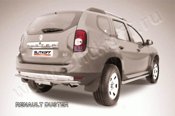 Защита заднего бампера Renault Duster 2010-2015