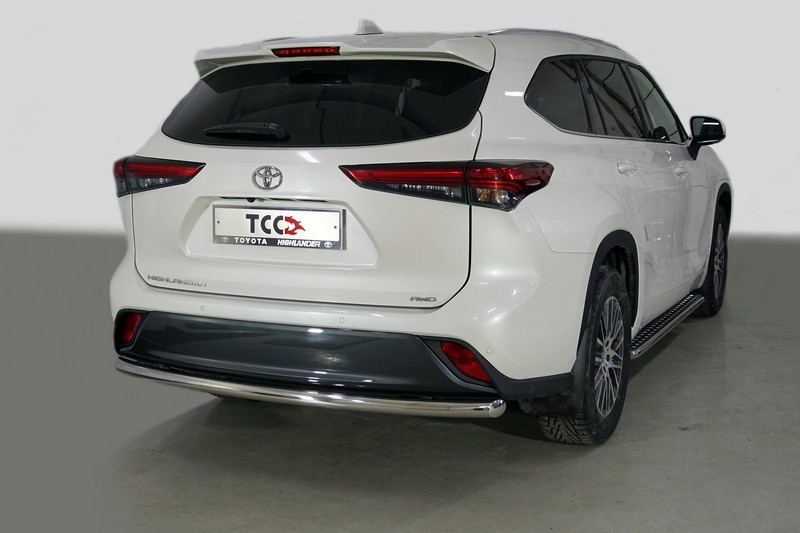 Защита заднего бампера Toyota Highlander 2020 60,3 мм