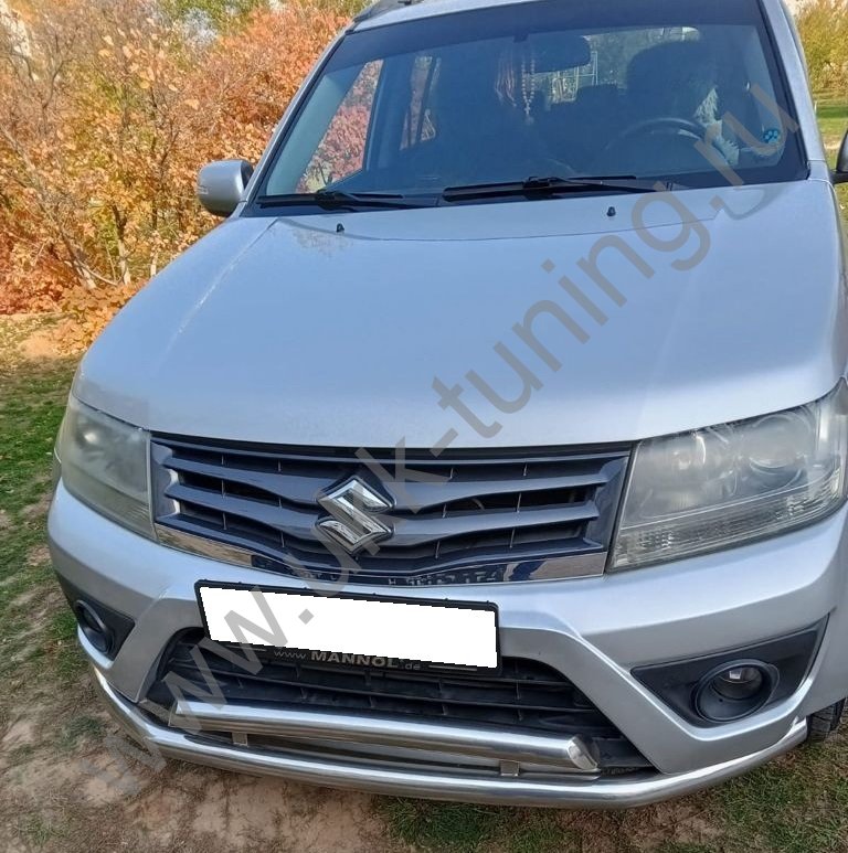 Защита переднего бампера двойная Suzuki Grand Vitara с 2013-2015