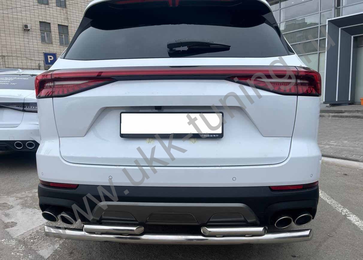 Защита заднего бампера двойная Xcite X-Cross 8 с 2025