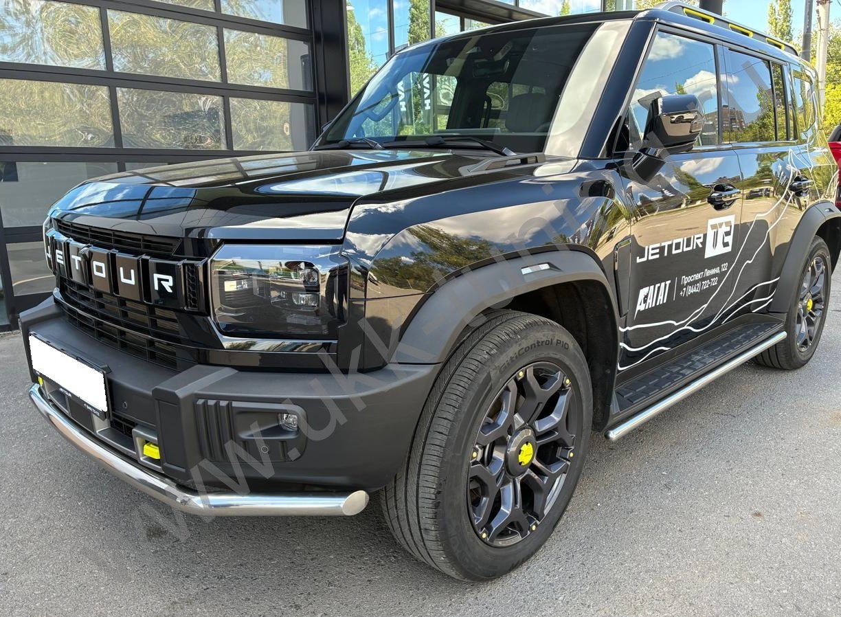 Защита переднего бампера Jetuor T2 с 2024