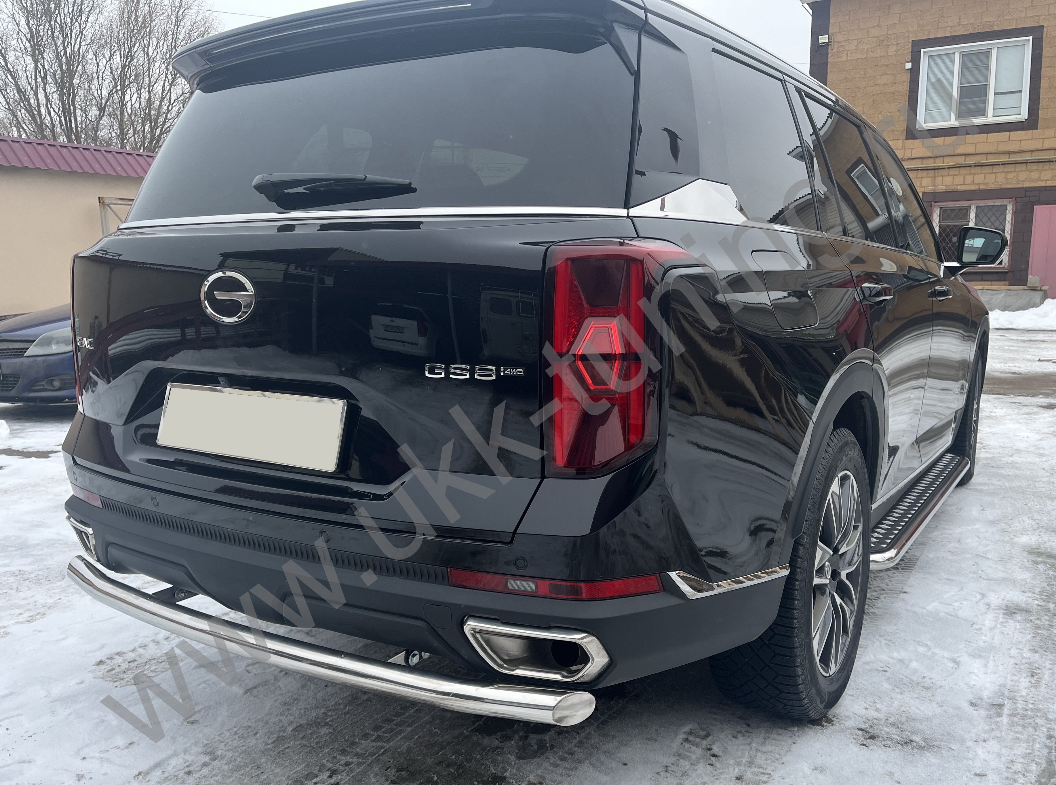 Защита заднего бампера GAC GS8 с 2023