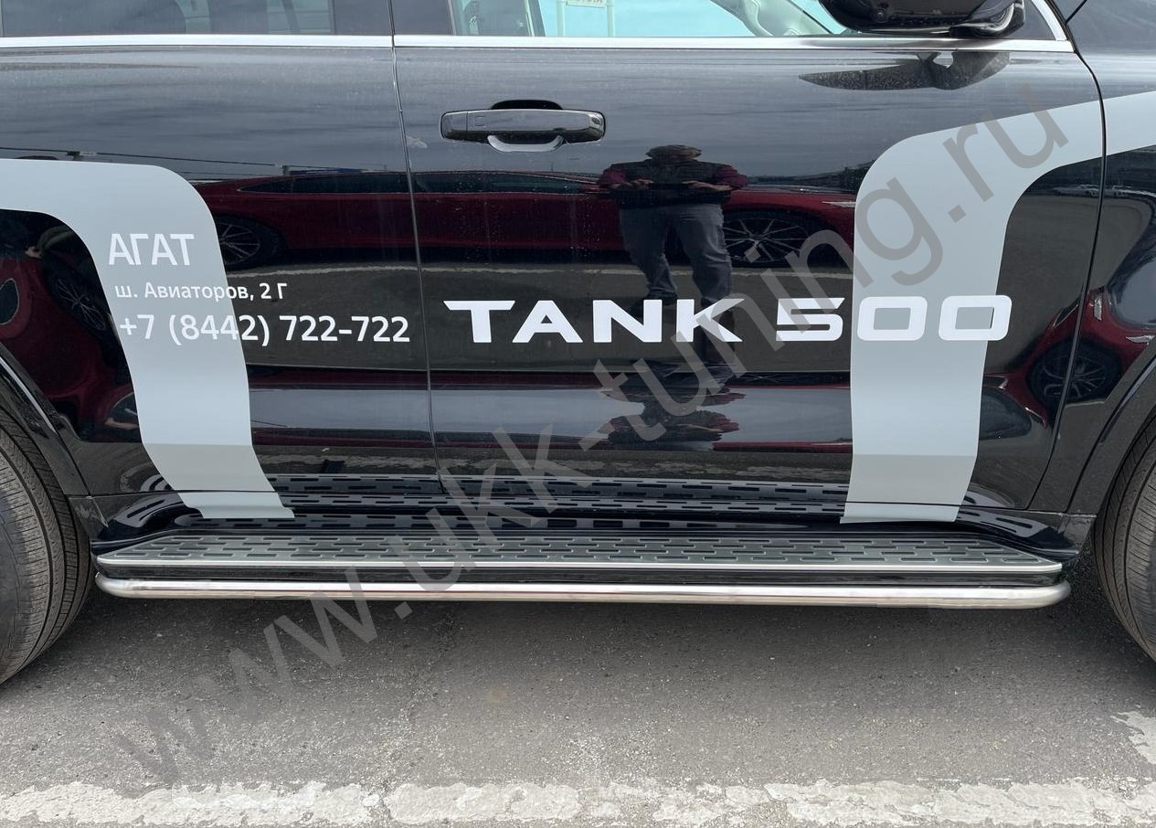 Боковые подножки TANK 500 с 2023 труба