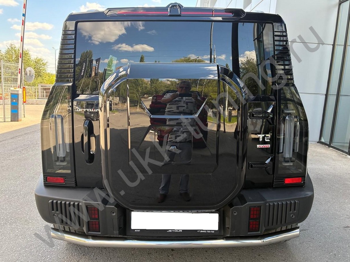 Защита заднего бампера Jetuor T2 с 2024