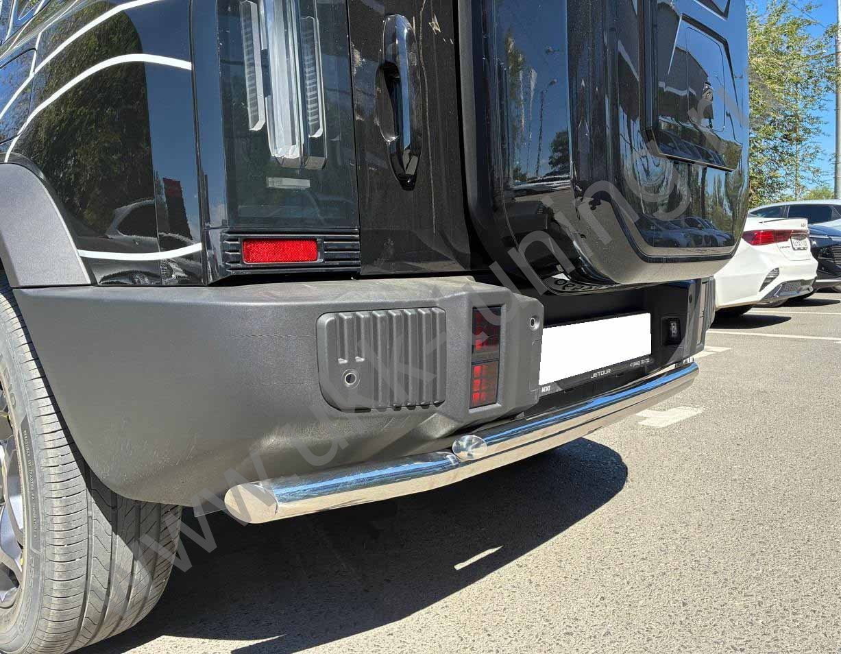 Защита заднего бампера двойная Jetuor T2 с 2024