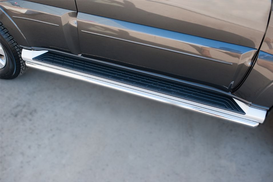 Mitsubishi Pajero 4 2014- Защита порогов d42 MPT-002047 Mitsubishi Pajero 4 2014- Защита порогов d42 MPT-002047