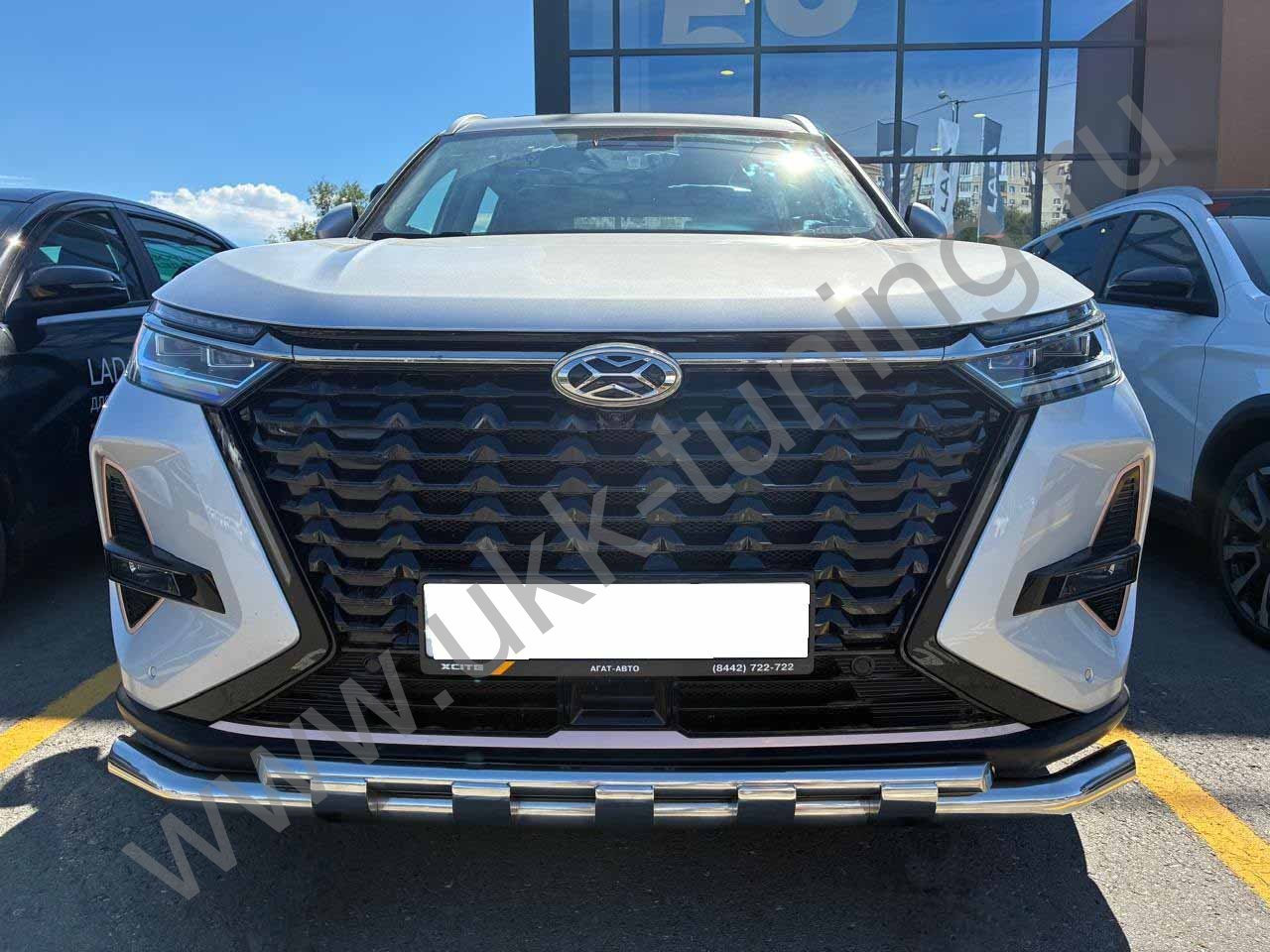 Защита переднего бампера двойная с перемычками Xcite X-Cross 8 с 2025