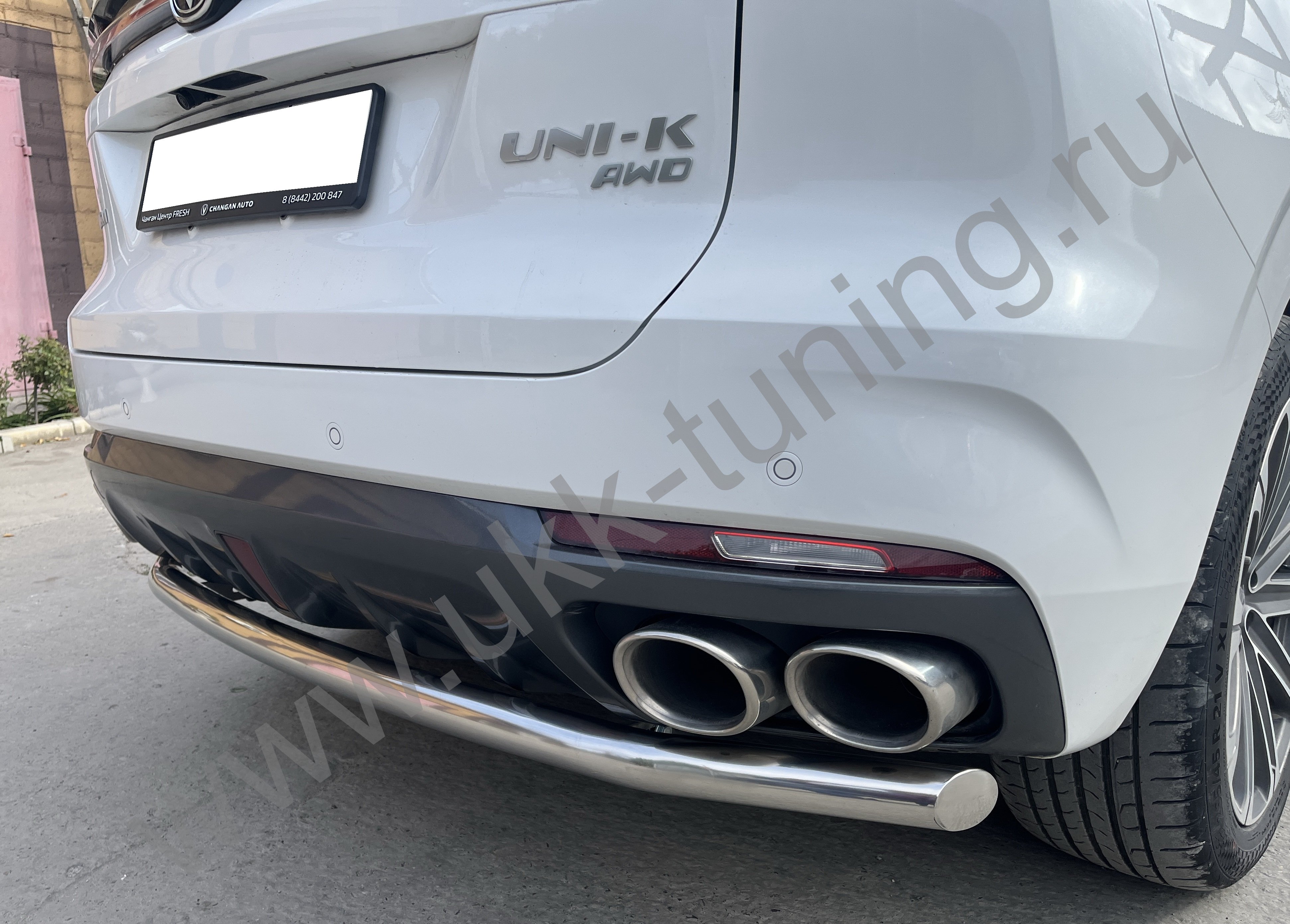 Защита заднего бампера Changan UNI-K с 2022