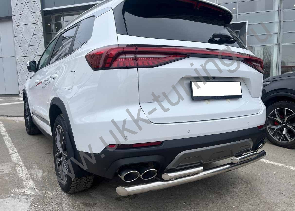 Защита заднего бампера двойная Xcite X-Cross 8 с 2025