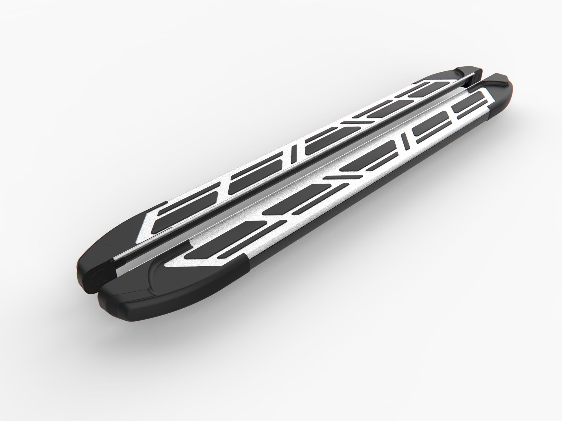 Боковые подножки Kia Sportage 5 с 2021 (модель Corund Silver)