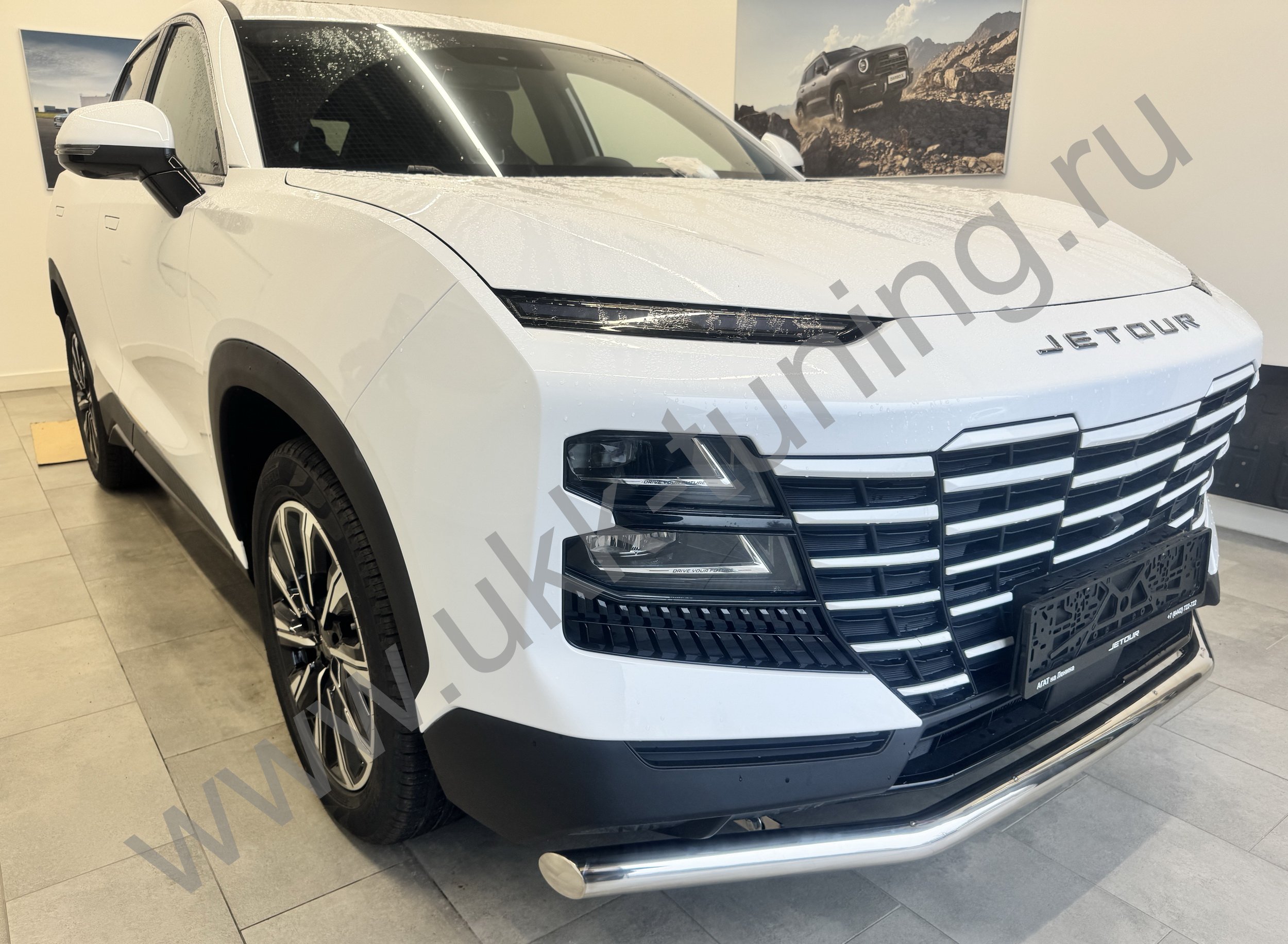 Защита переднего бампера Jetour Dashing с 2022