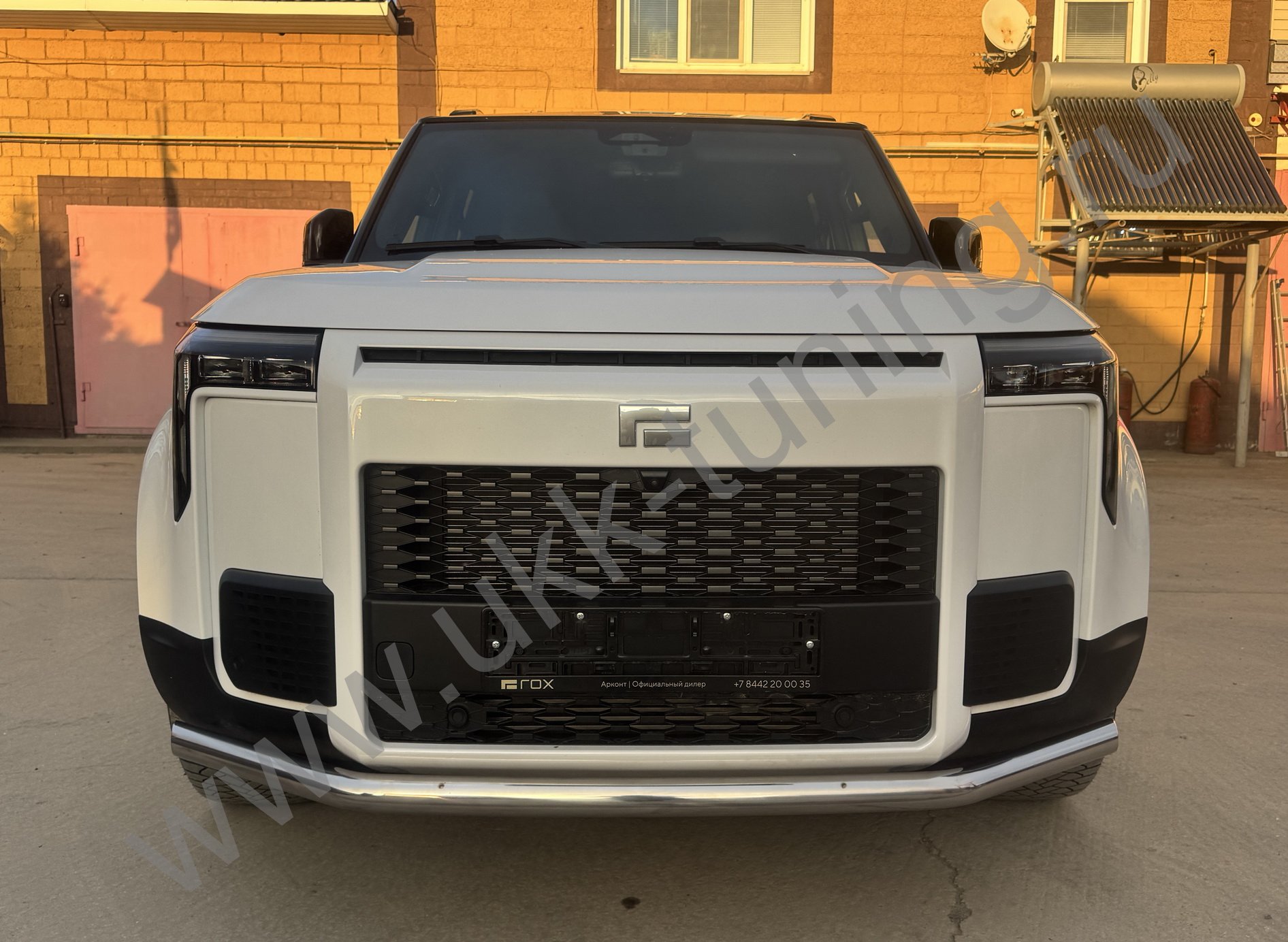 Защита переднего бампера ROX 01