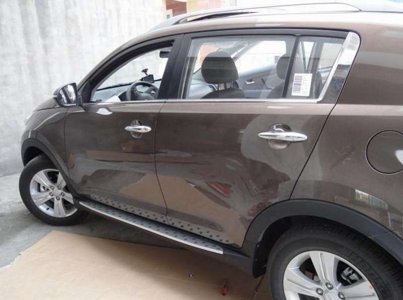 Оригинальные пороги Kia Sportage 2010-2015 (BMW Style) Оригинальные пороги Kia Sportage 2010-2015 (BMW Style)