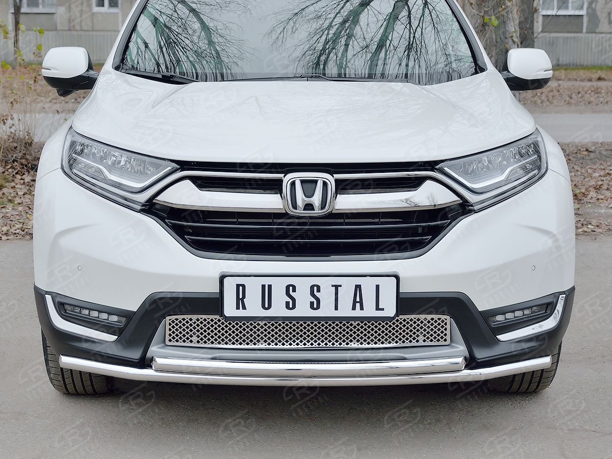 HONDA CR-V 2017- Решетка радиатора лист нерж RRHCRV17-01