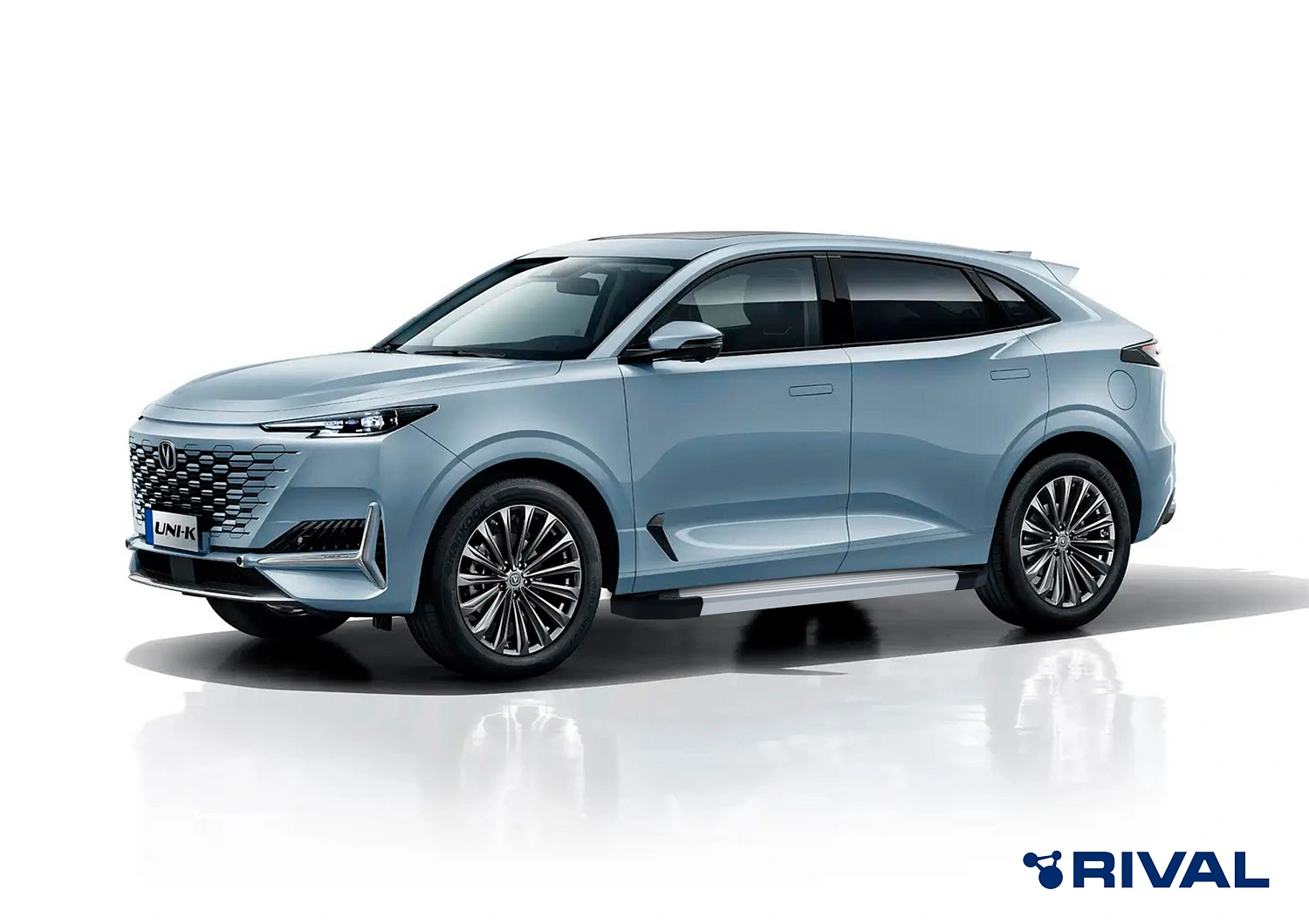 Боковые подножки "Silver" для Changan Uni-K с 2024