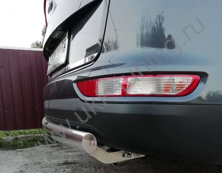 Защита заднего бампера Kia Sportage 4 с 2015-2018