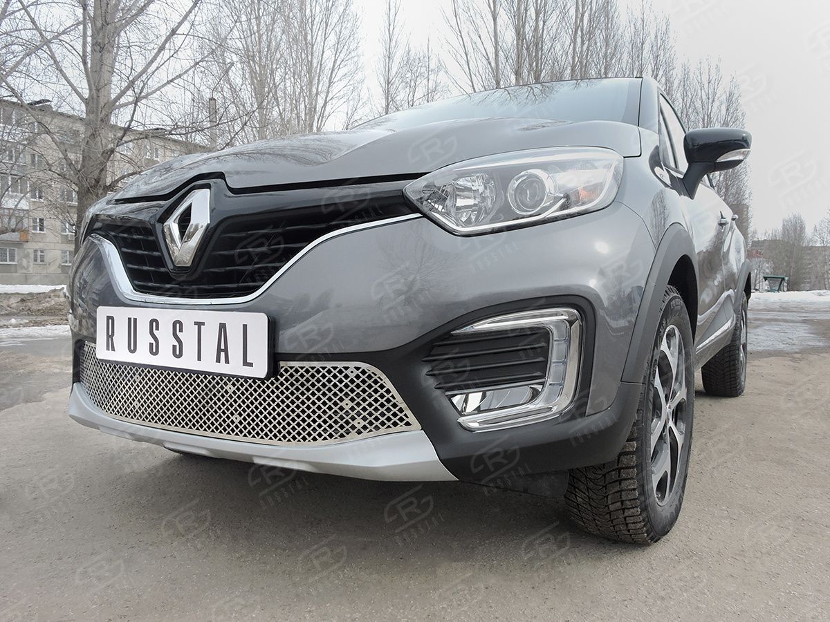 RENAULT KAPTUR 2016 Решетка радиатора лист нерж RRRKP16-01 RENAULT KAPTUR 2016 Решетка радиатора лист нерж RRRKP16-01