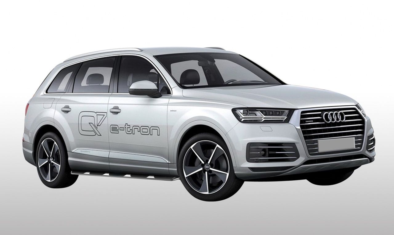 Боковые пороги OE-Style, AUDI Q7, 2015-нв