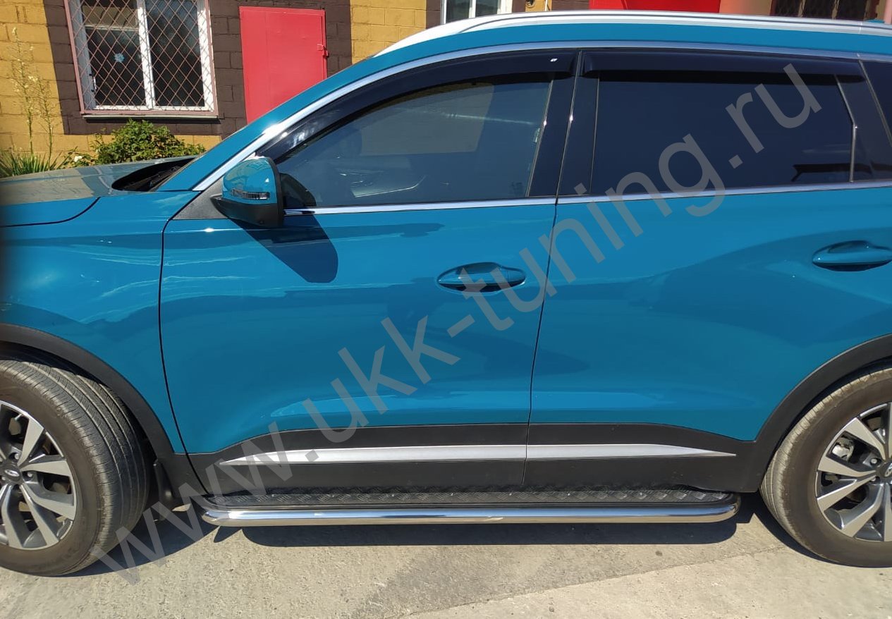 Боковые подножки Xcite X-Cross 7 с 2024 с накладным листом