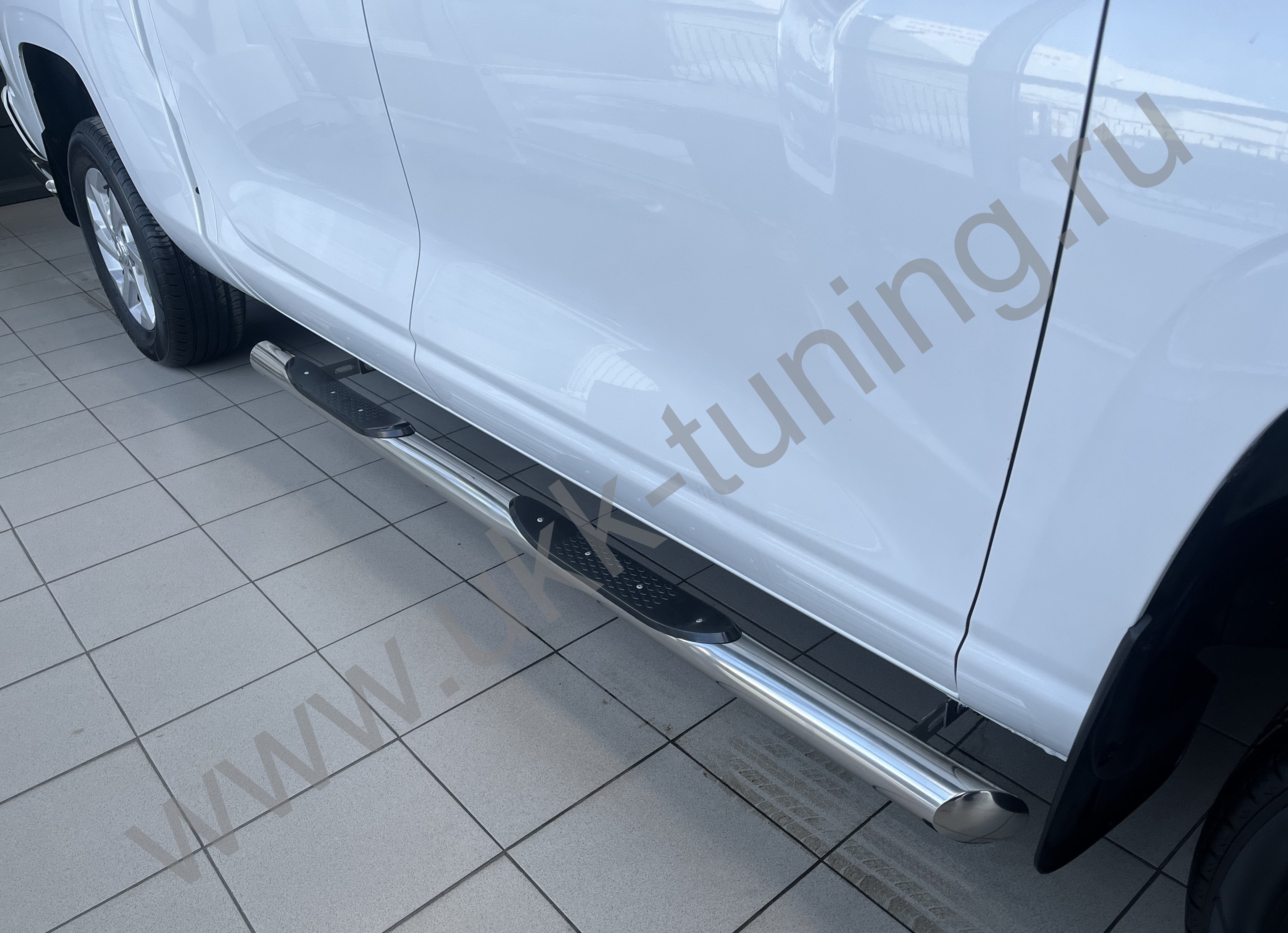 Боковые подножки Great Wall Poer King Kong c 2023 труба с проступью