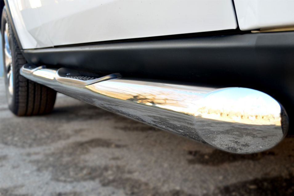 JEEP Grand Cherokee 2013 Защита порогов d76 с накладкой (вариант 1) JGCT-0015301