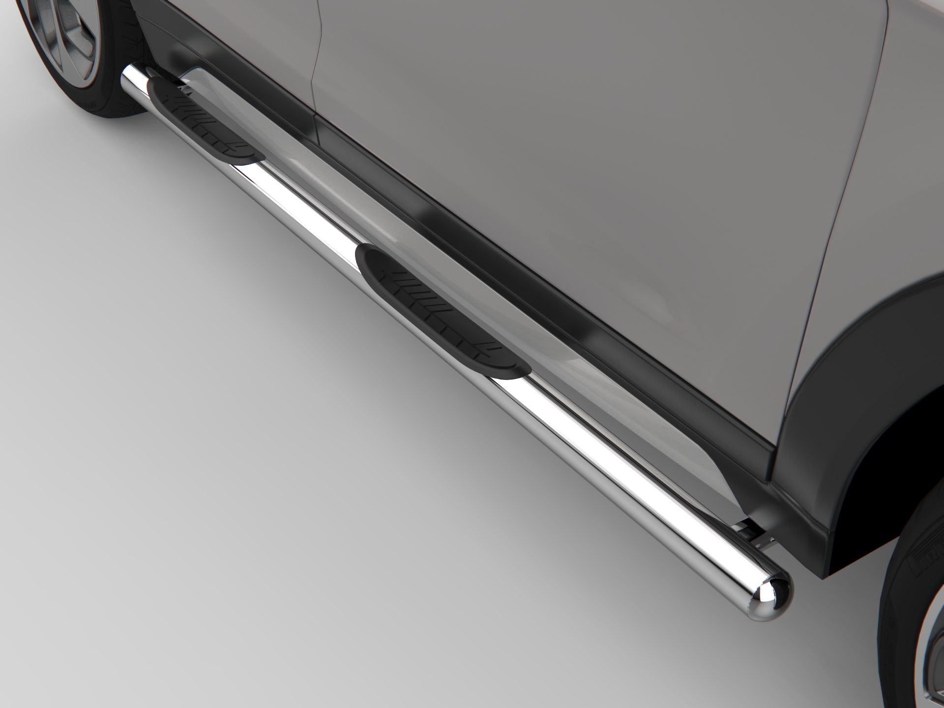 Подножки MEERCEDES SPRINTER трубы с накладками средний d70 с 2006 