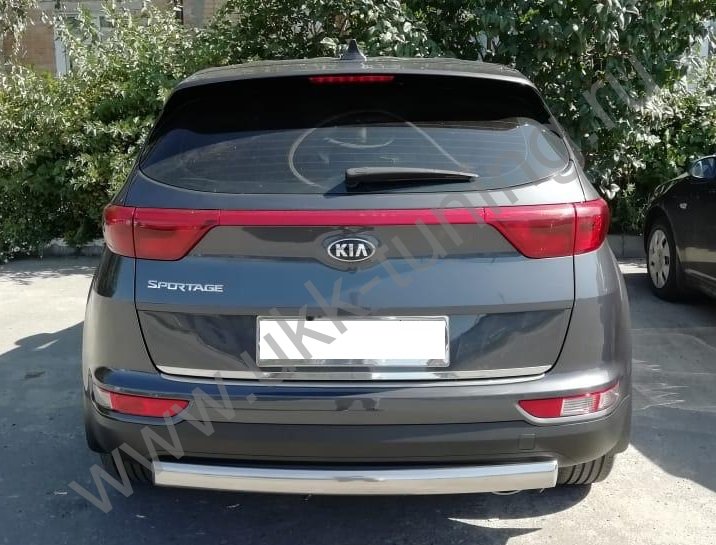 Защита заднего бампера Kia Sportage 4 с 2015-2018