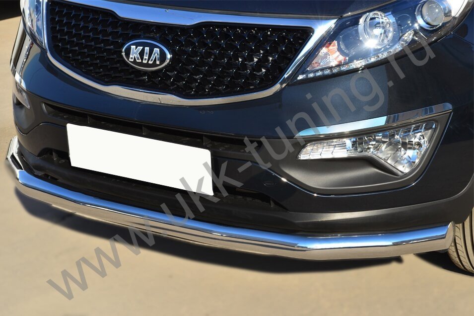 Защита переднего бампера Kia Sportage 3 с 2010-2015