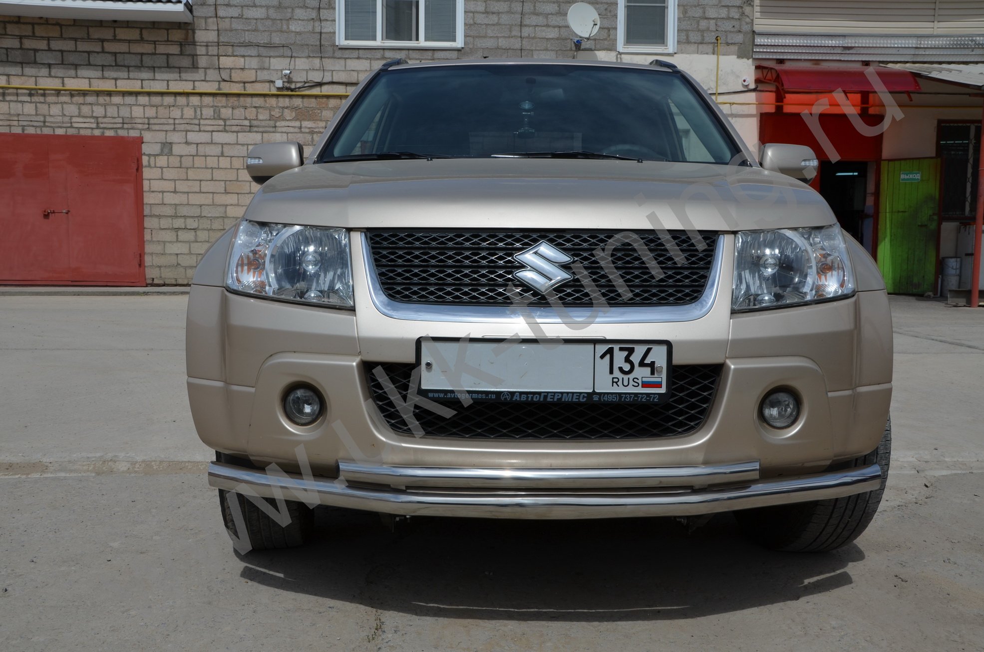 Защита переднего бампера двойная Suzuki Grand Vitara с 2005-2012