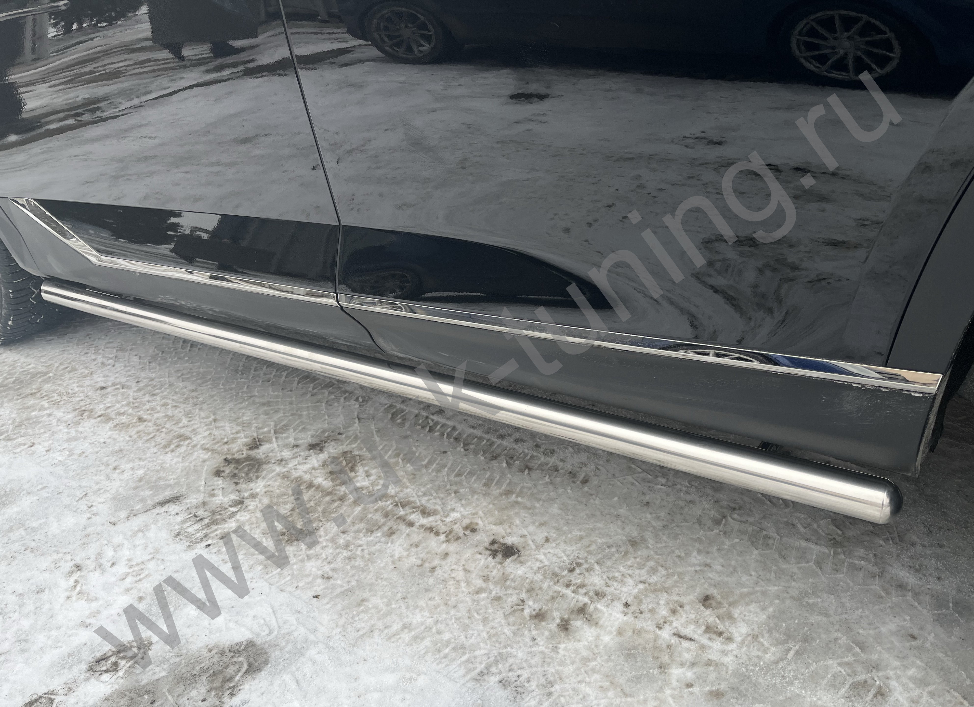 Боковые подножки GAC GS8 с 2023 труба