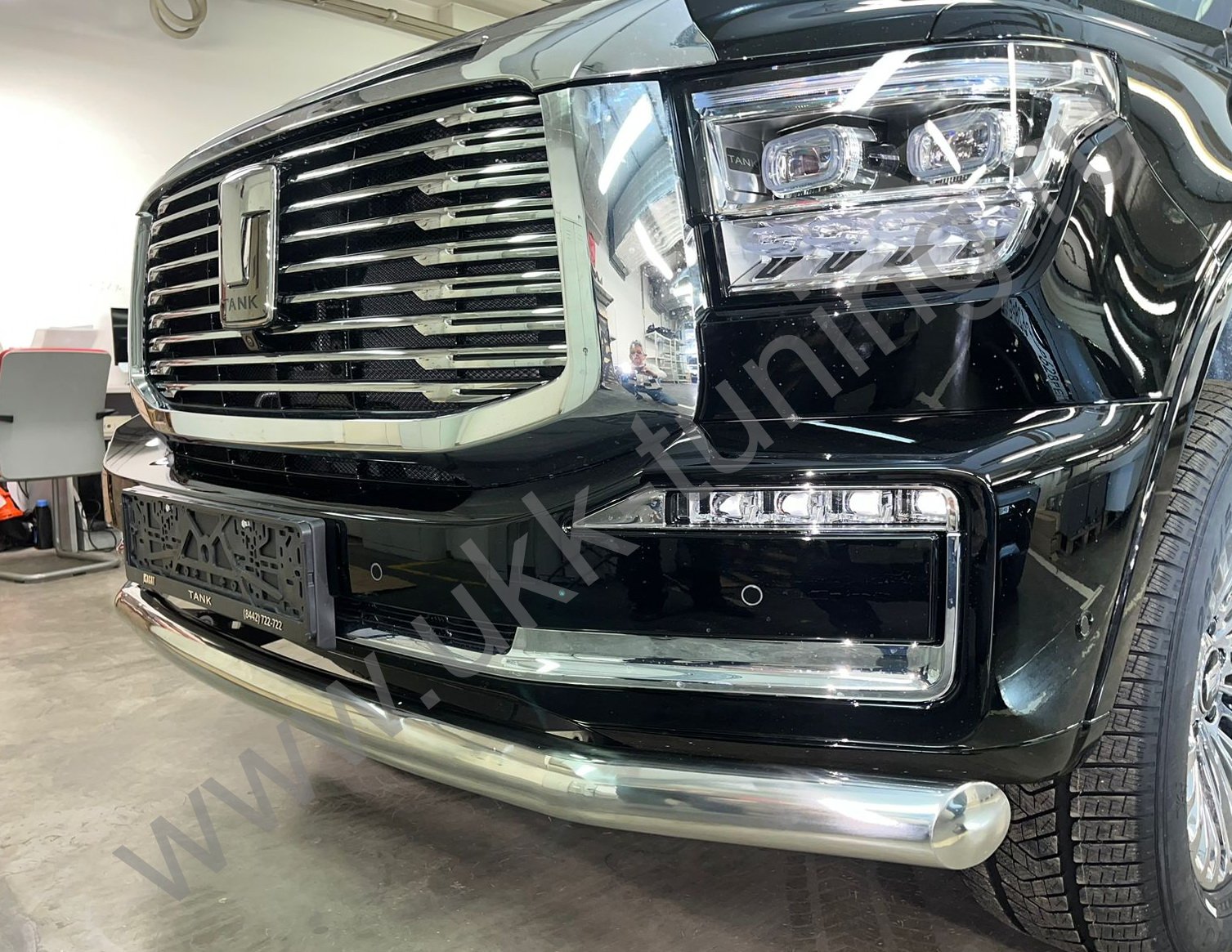 Защита переднего бампера Tank 500 с 2023