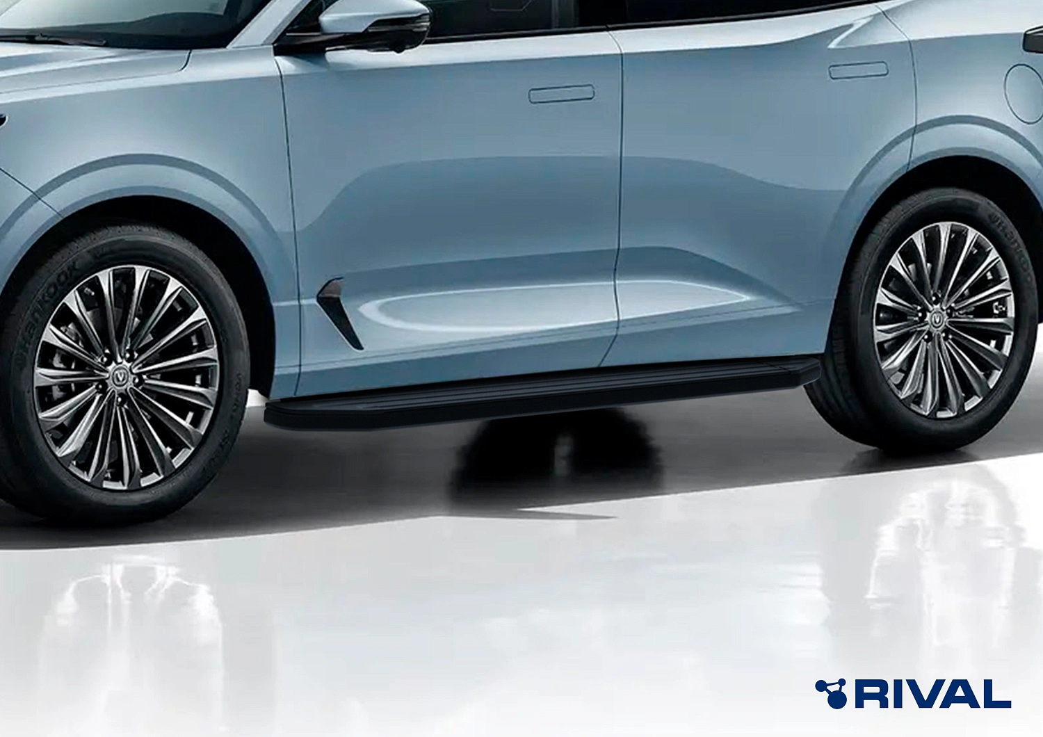 Боковые подножки "Premium Black" для Changan Uni-K с 2024