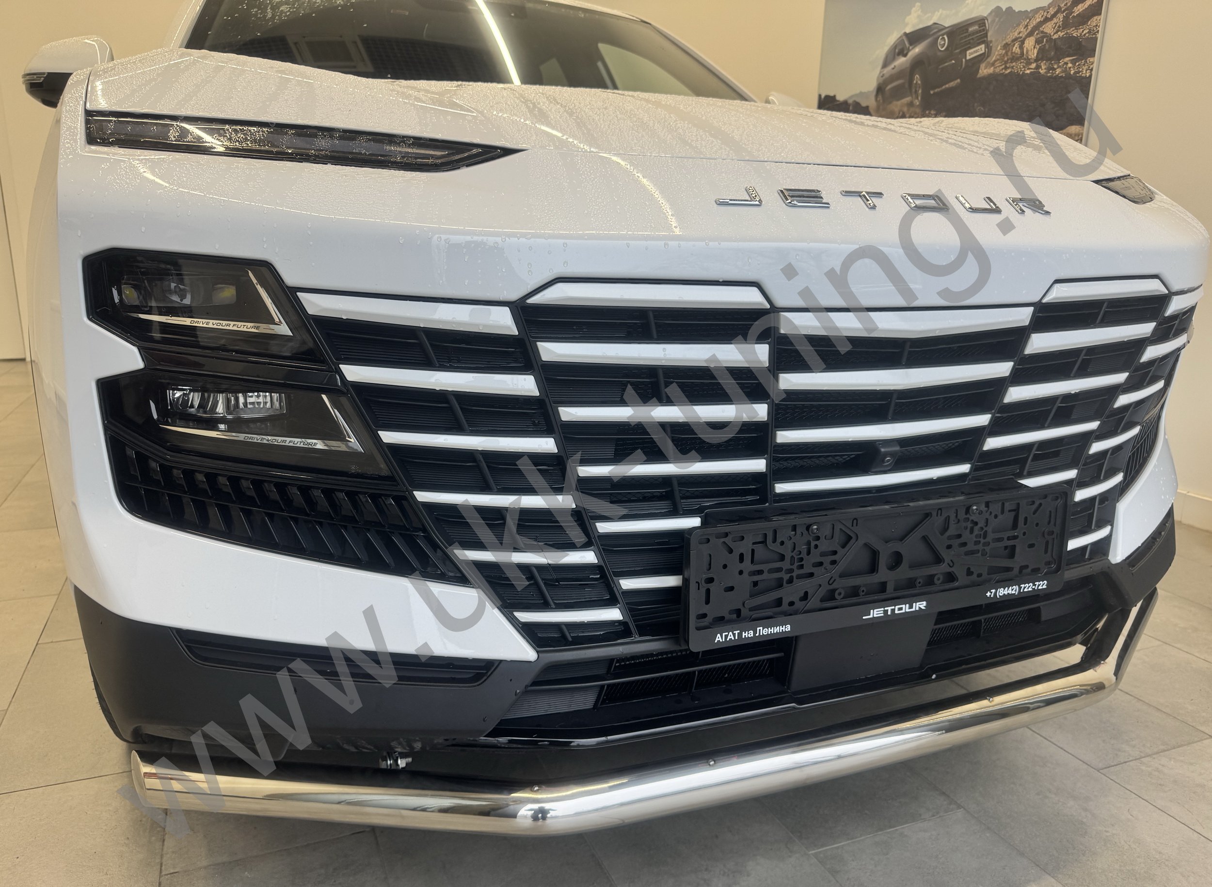 Защита переднего бампера Jetour Dashing с 2022