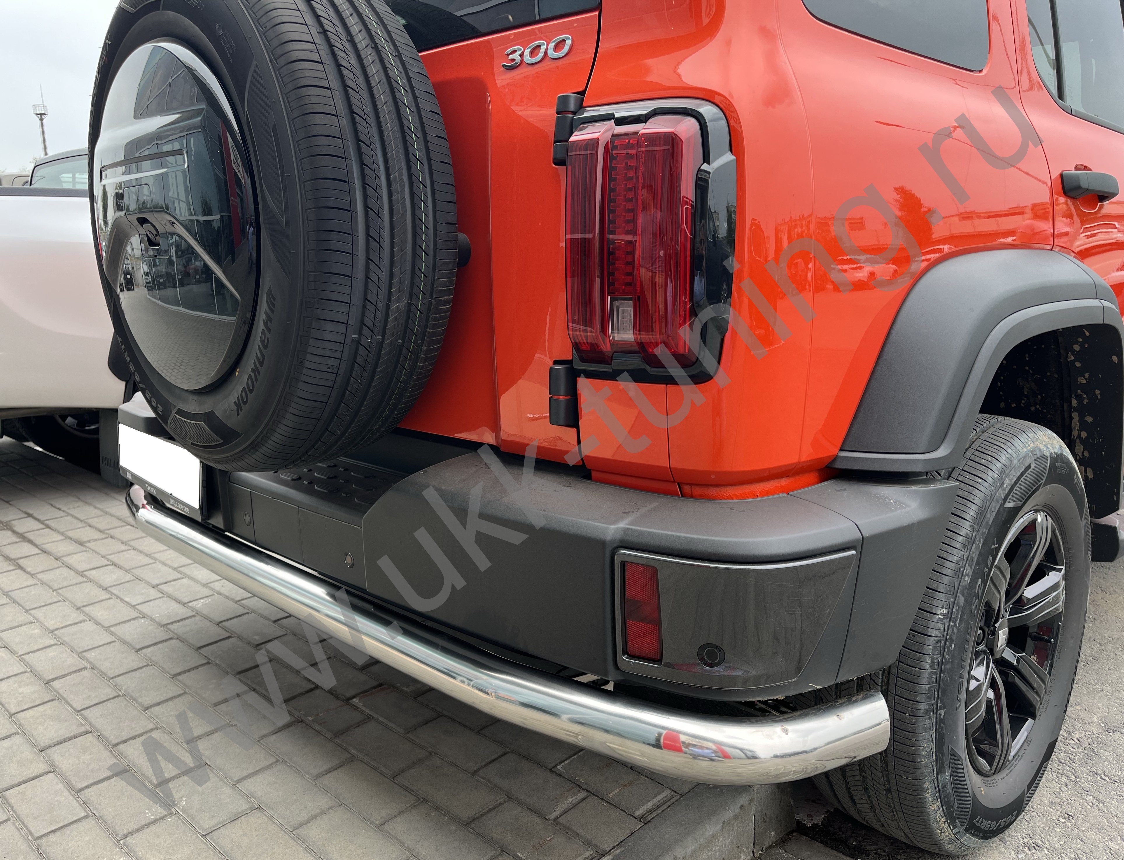 Защита заднего бампера угловая большая Tank 300 с 2023