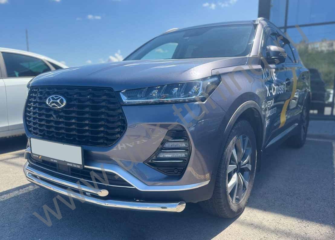 Защита переднего бампера двойная Xcite X-Cross 7 с 2024
