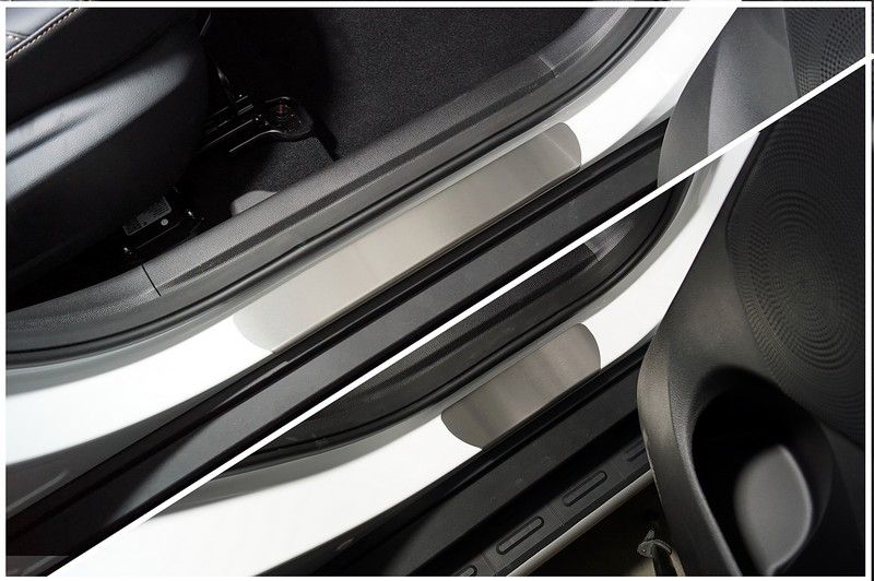 JAC JS4 2022 Накладки на пороги (лист шлифованный) 4шт