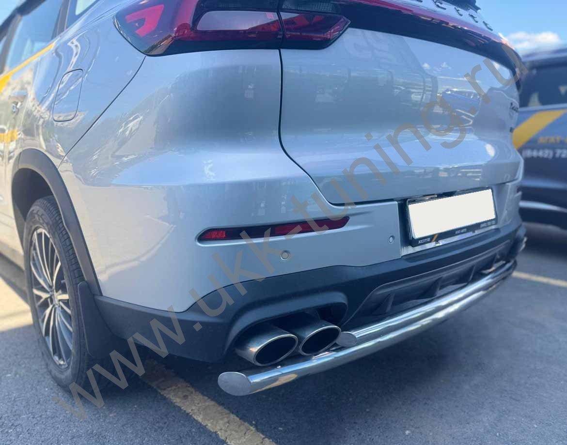 Защита заднего бампера двойная Xcite X-Cross 8 с 2025