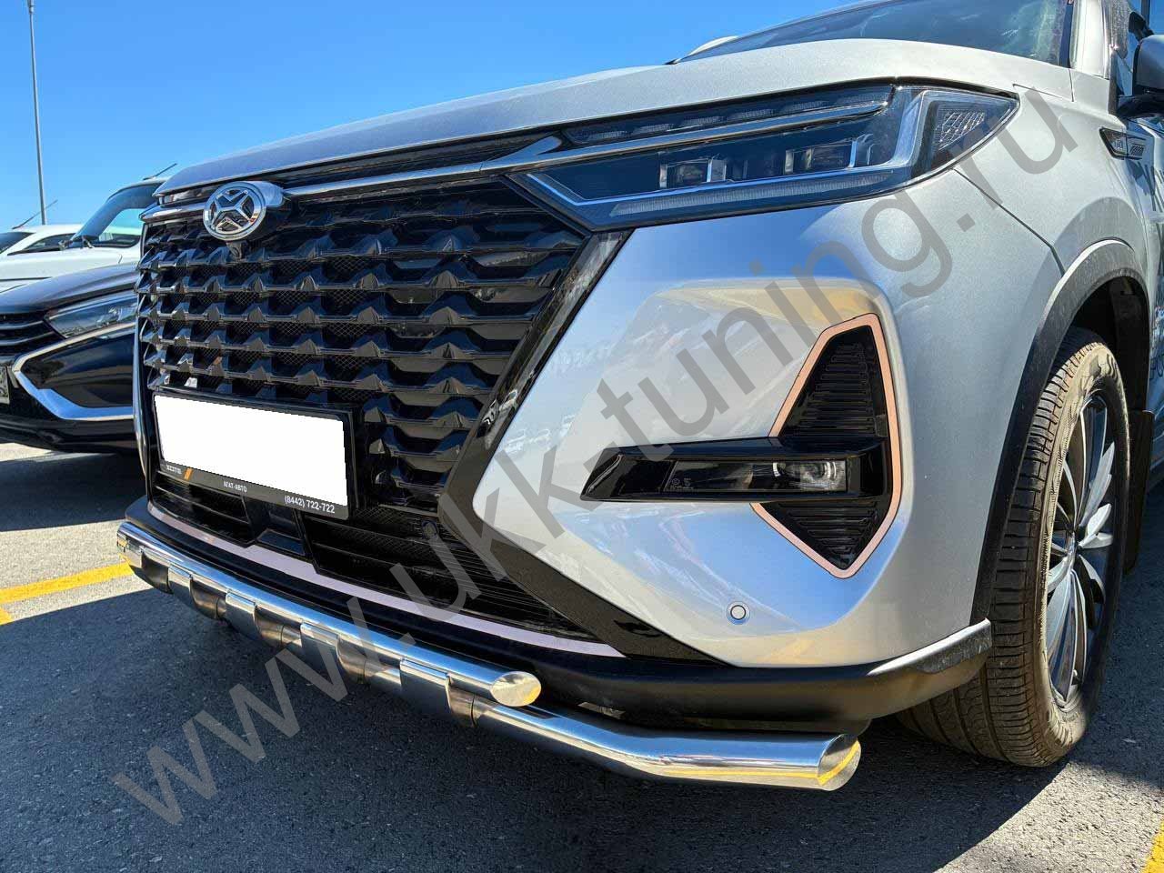 Защита переднего бампера двойная с перемычками Xcite X-Cross 8 с 2025