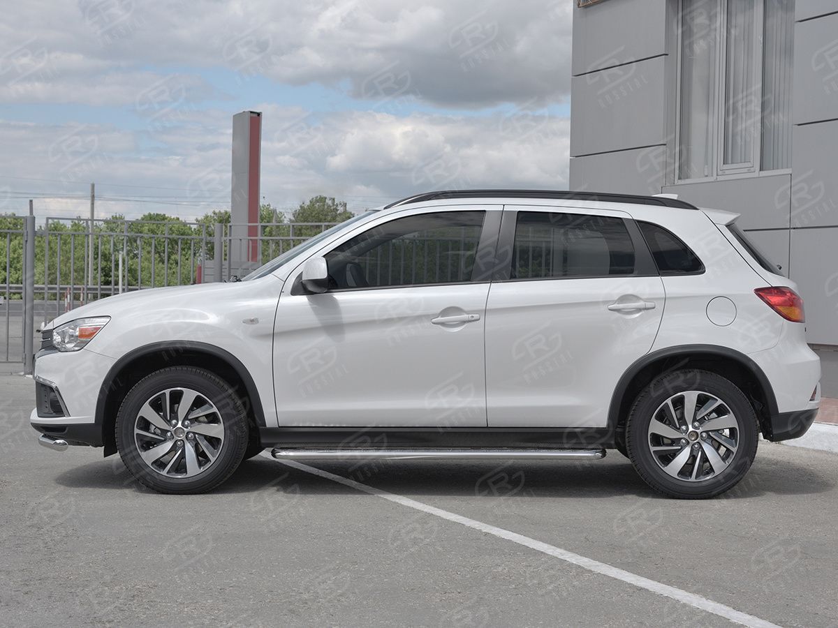MITSUBISHI ASX 2017- Пороги труба d42 с листом (Лист алюм, профсталь) (вариант 2) MASL-0029602 MITSUBISHI ASX 2017- Пороги труба d42 с листом (Лист алюм, профсталь) (вариант 2) MASL-0029602