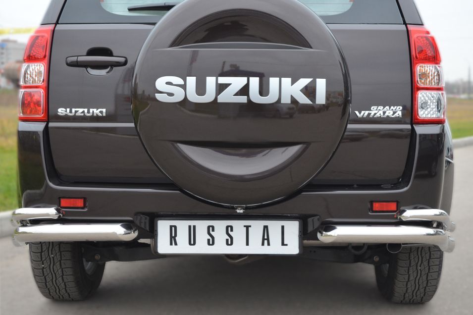 SUZUKI Grand Vitara 5 дв 2012-2016 Защита заднего бампера уголки d63/42 SVZ-001099 SUZUKI Grand Vitara 5 дв 2012-2016 Защита заднего бампера уголки d63/42 SVZ-001099